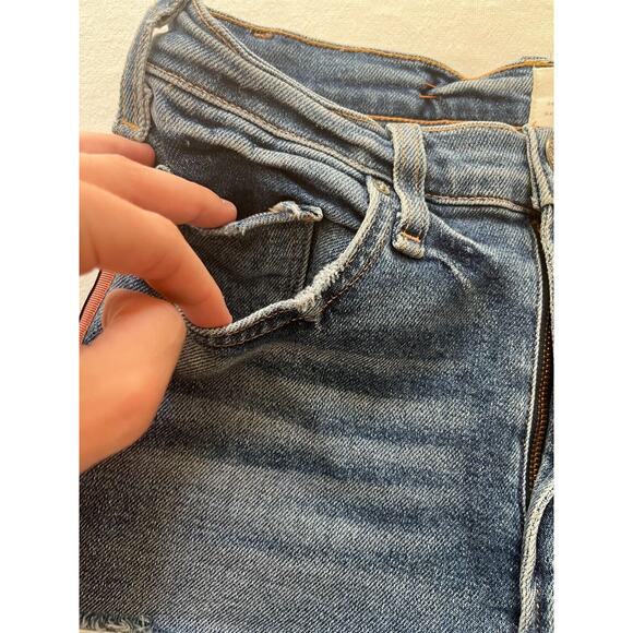 McGuire Distressed Stripe Down The Side Legs Crop Jeans Size 28 - Picture 8 of 16